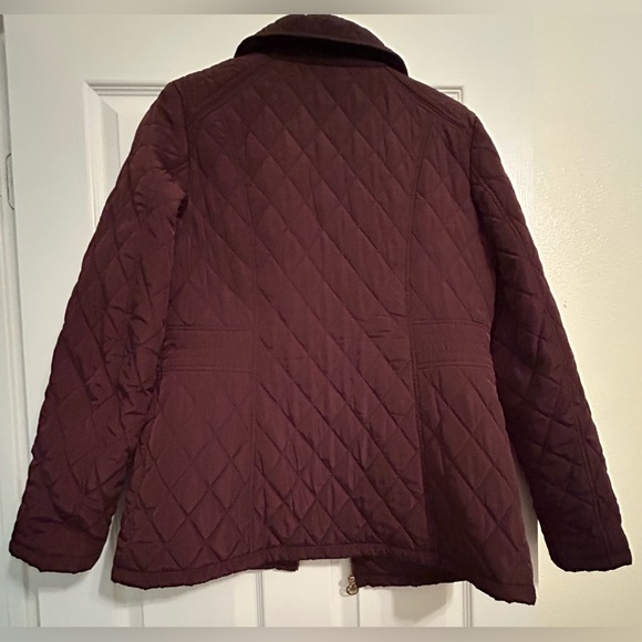 Michael Kors Quilted Jacket - Deep Burgundy size M - Picture 2 of 10